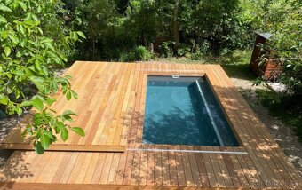 Garapa terasová prkna, nízká cena, hladké/ drážkované - 11