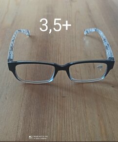 Dioptrické brýle na blízku 4+ a 3,5+ a 3+ - 11