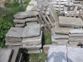 stará kamenná žulová dlažba zápražáky 22,5 m2 - 11