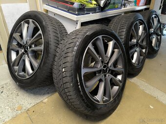 ALU kola Mercedes E 5x112 r18 Originál,zim.pneu+TPMS - 11