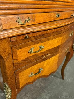 Starožitný sekretář s roletou (133026) - 11