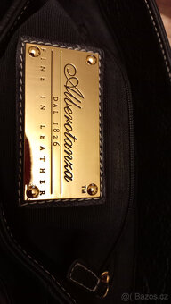 kabelka dámská černá, kožená - 11