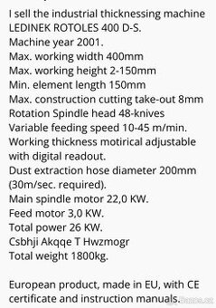 Rotoles ledinek DS 400 - 11