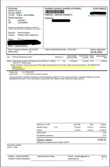 Apple Magic Keyboard CZ klávesnice pro iPad Air  11" 2025. - 11