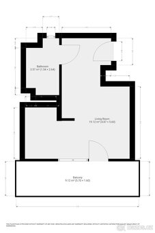 Pronájem bytu 1+kk, Biskupcova, Žižkov, 15900 Kč/měs, 22 m2 - 11