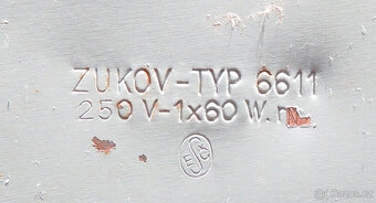 Retro podlahová stojací lampa ZUKOV Československo brusel vi - 11