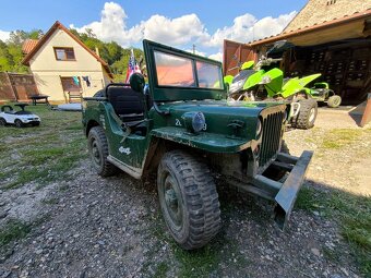 Třímístný elektrický Jeep Willys 4x4 (24V/480W), 2.4GHz - 11