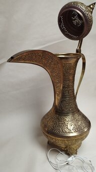 Orientalní lampa velká, stolek a malá lampa - 11