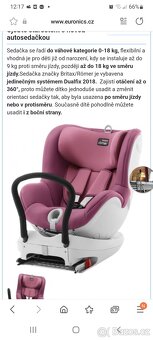 Dvě dětské autsedacky britax romer dualfix - 11