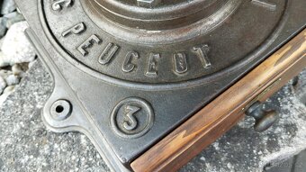Mega velký starý kupecký mlýnek PEUGEOT FRERES No A3  Brev - 11