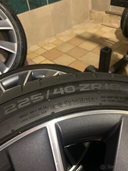 Alu kola Škoda R18 5X112 LETNÍ PNEU 225/40 R18 TURBINE - 11