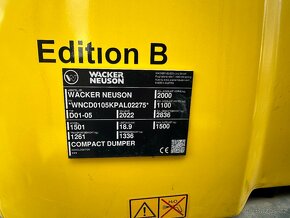 Dempr,dumperWacker Neuson 1501 - 11