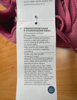 Nové lehké tenisky, vel. 37 (23 cm) s paměťovou pěnou - 11