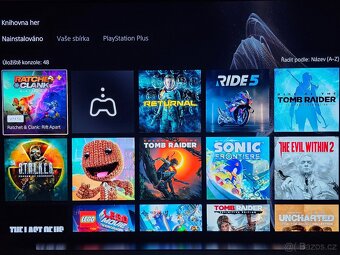 PLAYSTATION 5 + 2X OVLADAČ + SSD + 46 HER + VERTIKÁL STOJAN - 11