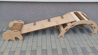 Dětská Montessori houpačka celobuková - 11