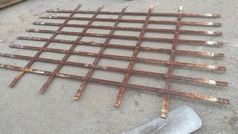 Stará železná mříž, 3 ks - 105 x 156cm - 11