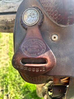Westernové sedlo NRHA Saddlesmith - 11