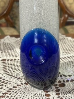 Váza hutní sklo František Špinar 1976 Škrdlovice - 11