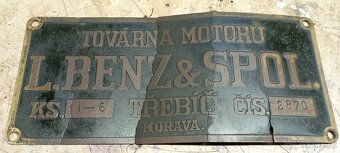 Stabilní motor L.Benz&Spol - 11