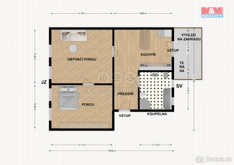 Pronájem bytu 2+1, 75 m², Mladá Boleslav, ul. Husova - 11