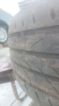 4x ALU kola R16 5x112 ET45 pneu 205/55/16 + 215/55/16 - 11
