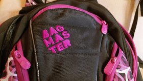 Batoh Bagmaster černá s růžovou - 11