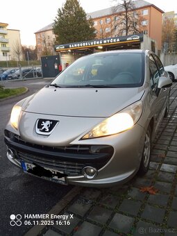 Peugeot 207 1,4 65 kW, STK platná, rv 2008 - 11