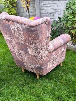 Prodám křeslo Ušák WANGI + Taburet - 11