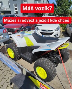 Elektrická čtyřkolka a motorka - 11