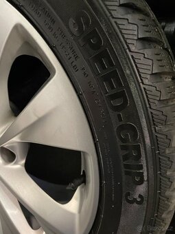 4x108 R17 6,5J ET20 Opel Crossland X + 215/50 R17 zimné - 11