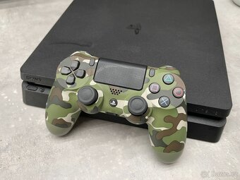 PS4 Slim v krásném stavu, druhý ovladač, hry (PlayStation 4) - 11
