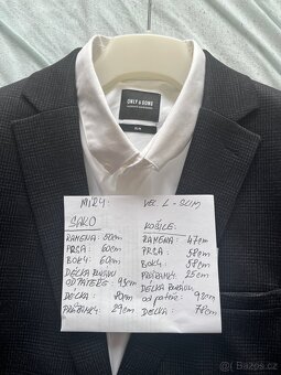Pánské sako a košile vel. L/XL - 11