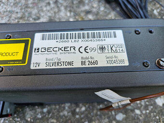 Autorádio Becker Monza + CD měnič 6CD - 11