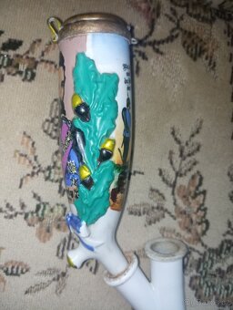 Porcelánová stará fajfka - 11