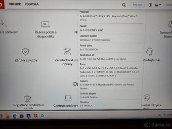 Nový Lenovo ThinkPad E14 G6 21M7000QGE, německá klávesnice - 11