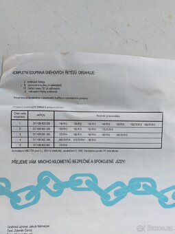 Sněhové řetězy PEWAG, KÖNIG,POLAR,české - 11