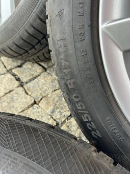 Hliníková kola Skoda Yeti se zimními pneu 225/50 r17 - 11