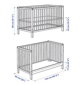 Dětská postýlka IKEA GULLIVER + matrace KRUMMELUR - 11