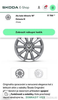 Originální alu Škoda R16 "MINORIS" 5x112 Škoda Octavia 2,3 - 11