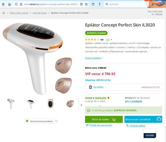 Epilátor CONCEPT IL3020 - 11