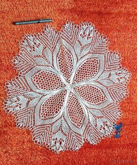 Retro dečky krajkové - háčkované či paličkované - 11