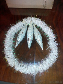 MIX vánočních ozdob,svíček,lamet,atd... - 11