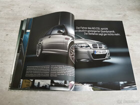 Prospekt BMW M3/M3 CSL E46, 100 stran německy 2003 - 11