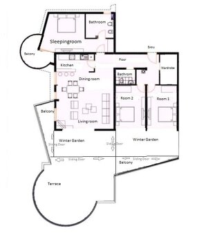 Luxusní penthouse,Černá Hora, Montenegro - 11