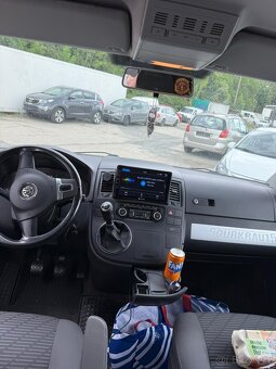 VW MULTIVAN T5 2.0TDI, 103 Kw, 7 MÍST, WEBASTO, KRÁSNÝ,2011 - 11