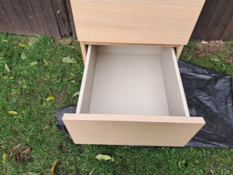 Ikea komoda Malm se zrcadlem dubová dýha - 11