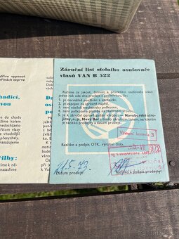 Retro fén 2 ks VAN B522 , zlatník Ostrava - 11