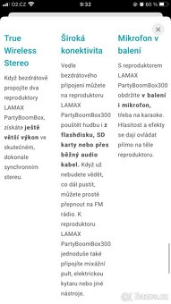 Reproduktor LAMAX PartyBoomBox 300 - 11