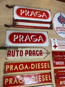 Stara reklamni plechova smaltovana cedule reklama - 11