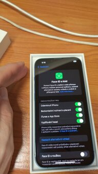 Apple iPhone 13 128GB Blue,100% funkční,bat88%,zár.12mes - 11